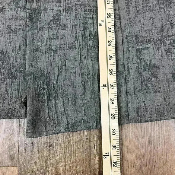 Eileen Fisher Rye Mirage Crinkle Jacquard Silk Cotton Blend Blazer Jacket Sz M - Picture 12 of 13